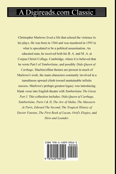 Обложка книги The Complete Plays of Christopher Marlowe, Christopher Marlowe