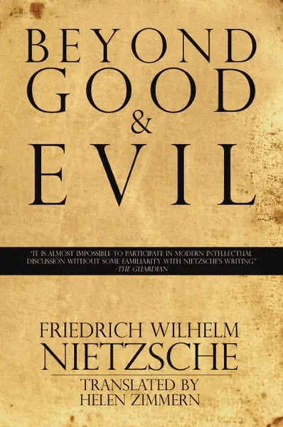 Обложка книги Beyond Good & Evil, Friedrich Wilhelm Nietzsche, Helen Zimmern