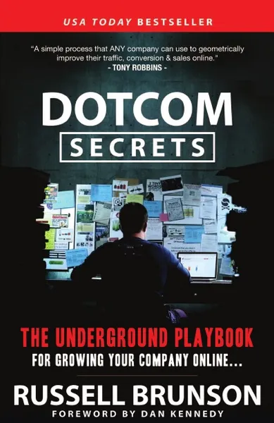 Обложка книги DotComSecrets, Russell Brunson