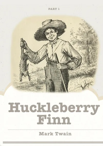 Обложка книги Huckleberry Finn, Twain Mark