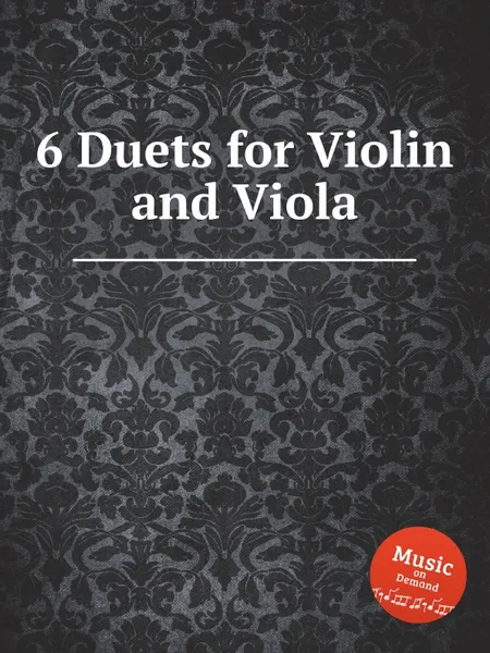 Обложка книги 6 Duets for Violin and Viola, W.F. Skene