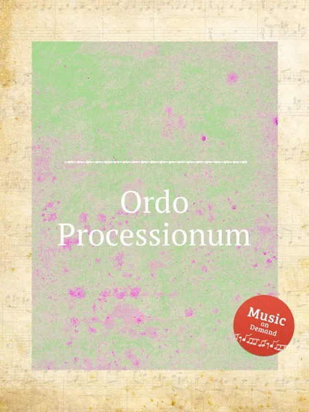 Обложка книги Ordo Processionum, W.F. Skene