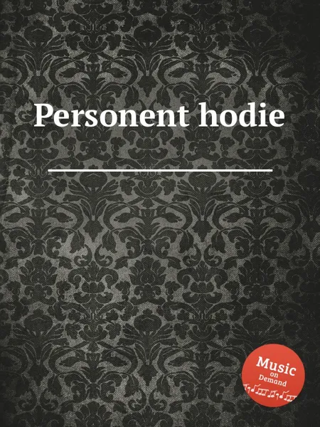 Обложка книги Personent hodie, W.F. Skene