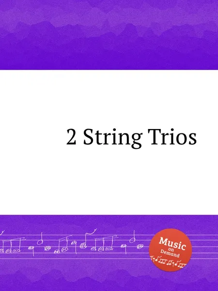 Обложка книги 2 String Trios, W.F. Skene