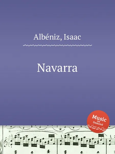 Обложка книги Navarra, I. Albéniz