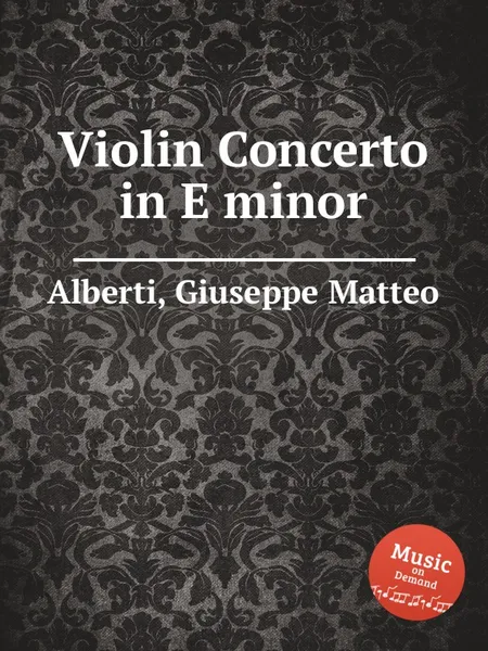 Обложка книги Violin Concerto in E minor, G.M. Alberti