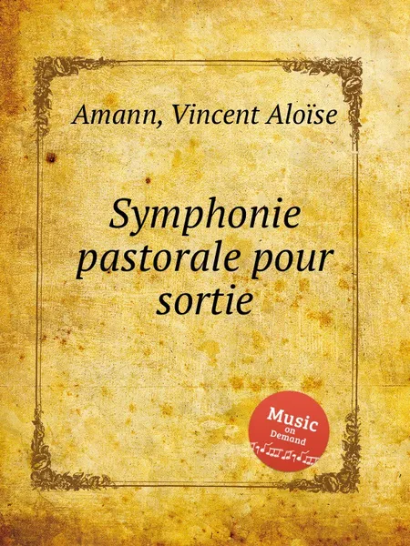 Обложка книги Symphonie pastorale pour sortie, V.A. Amann