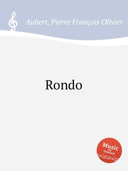 Обложка книги Rondo, P. François Olivier Aubert