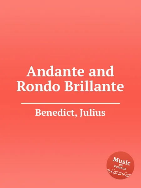 Обложка книги Andante and Rondo Brillante, J. Benedict