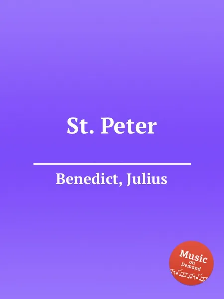 Обложка книги St. Peter, J. Benedict