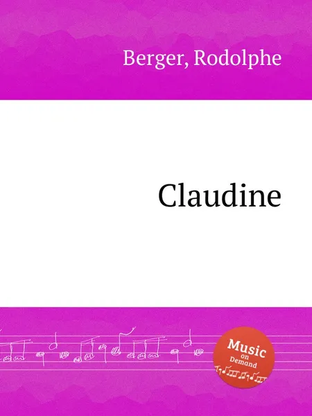 Обложка книги Claudine, R. Berger