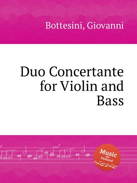 Обложка книги Duo Concertante for Violin and Bass, G. Bottesini