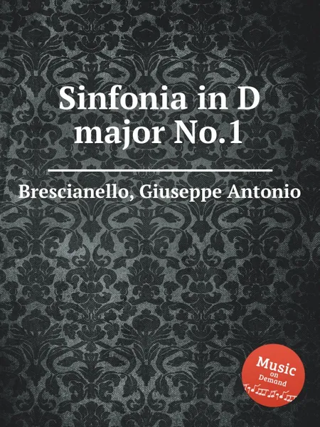 Обложка книги Sinfonia in D major No.1, G. A. Brescianello