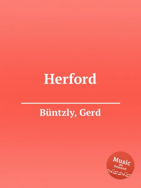 Обложка книги Herford, G. Büntzly