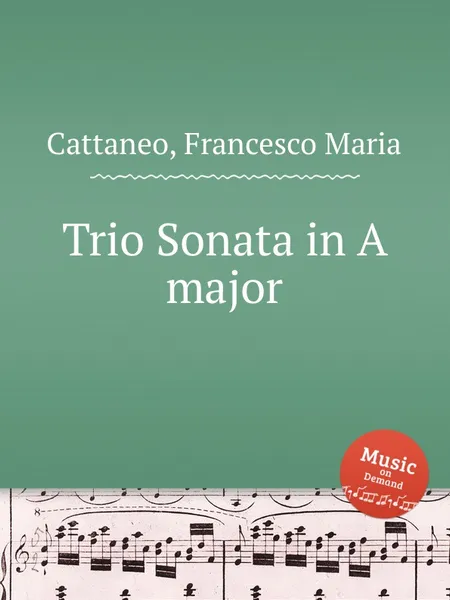 Обложка книги Trio Sonata in A major, F. M. Cattaneo