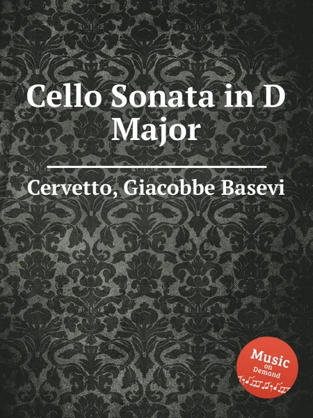 Обложка книги Cello Sonata in D Major, G. B. Cervetto