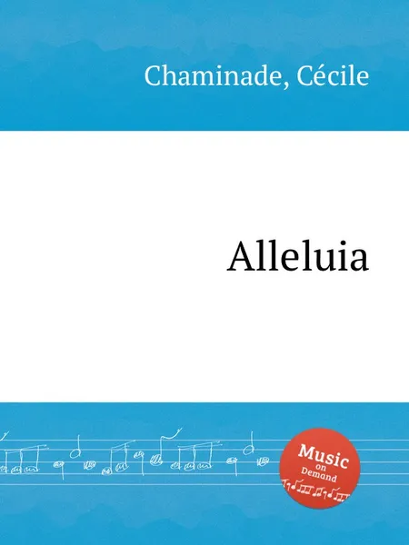 Обложка книги Alleluia, C. Chaminade