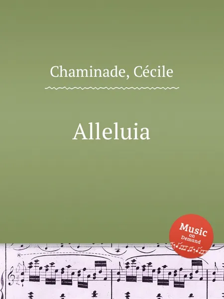 Обложка книги Alleluia, C. Chaminade