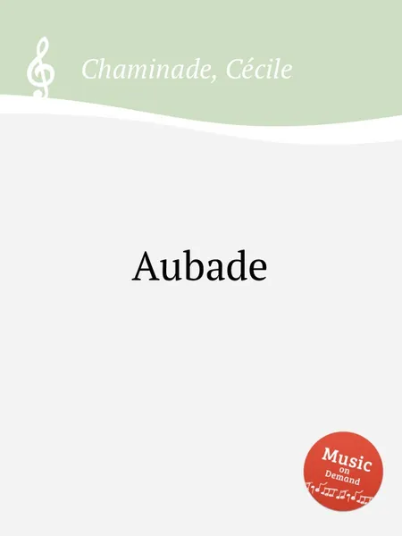 Обложка книги Aubade, C. Chaminade