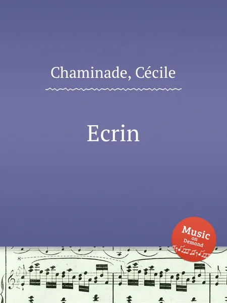Обложка книги Ecrin, C. Chaminade