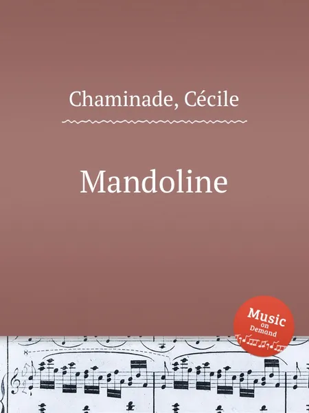 Обложка книги Mandoline, C. Chaminade