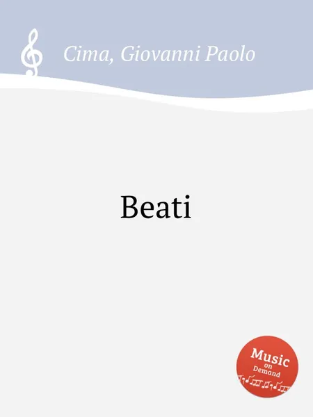 Обложка книги Beati, G.P. Cima