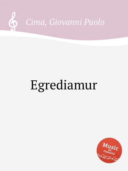 Обложка книги Egrediamur, G.P. Cima