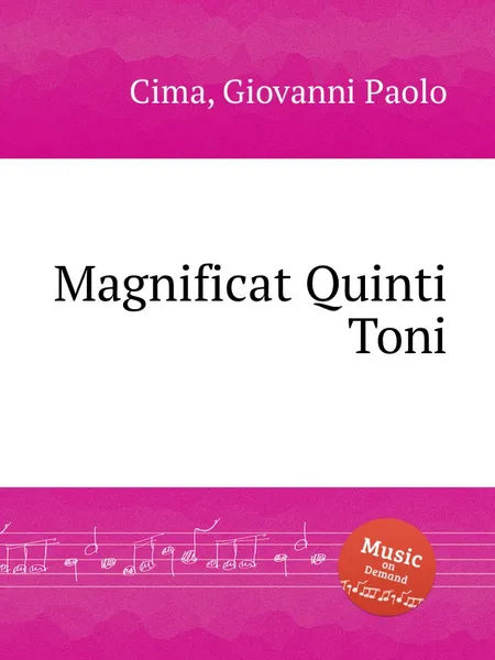 Обложка книги Magnificat Quinti Toni, G.P. Cima