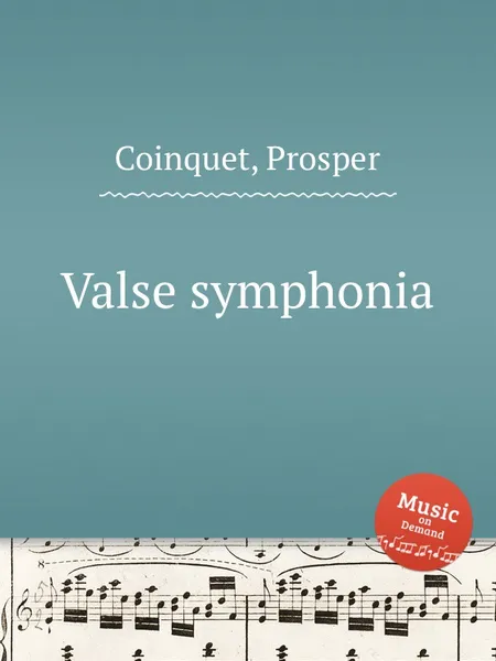 Обложка книги Valse symphonia, P. Coindreau