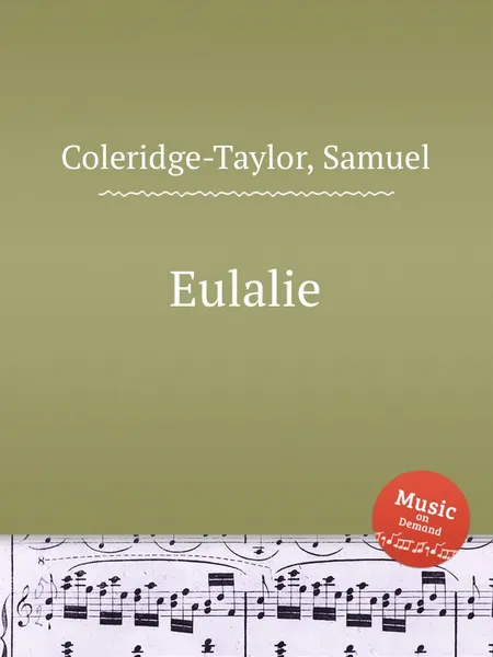 Обложка книги Eulalie, S. Coleridge-Taylor