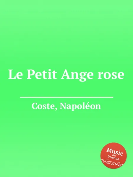 Обложка книги Le Petit Ange rose, N. Coste