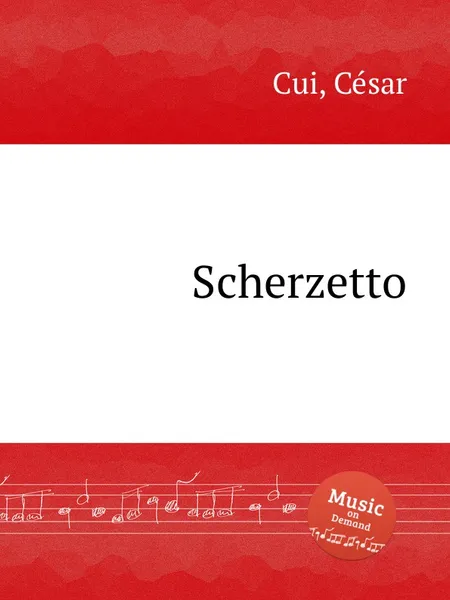 Обложка книги Scherzetto, C. Cui