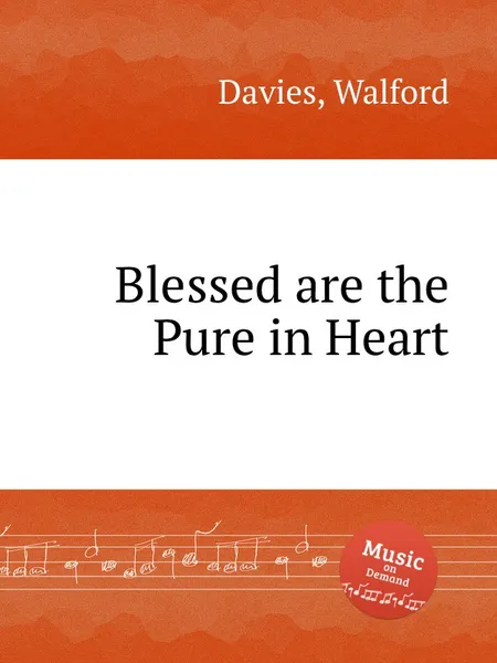 Обложка книги Blessed are the Pure in Heart, W. Davies