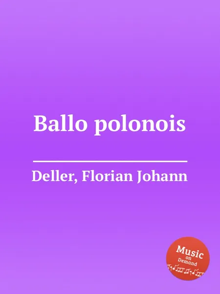 Обложка книги Ballo polonois, F.J. Deller