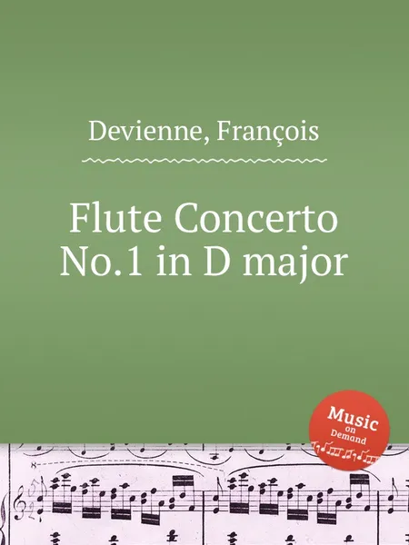 Обложка книги Flute Concerto No.1 in D major, F. Devienne