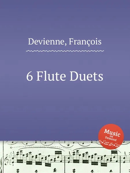 Обложка книги 6 Flute Duets, F. Devienne