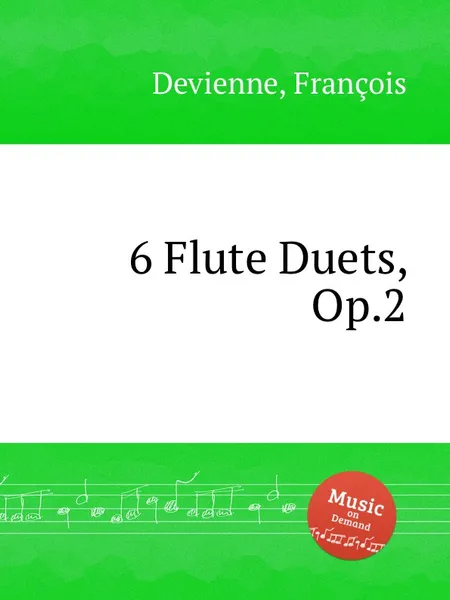 Обложка книги 6 Flute Duets, Op.2, F. Devienne