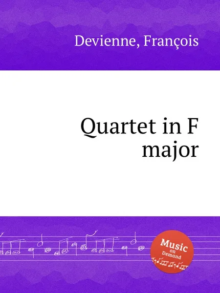 Обложка книги Quartet in F major, F. Devienne