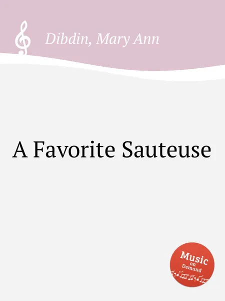 Обложка книги A Favorite Sauteuse, M.A. Dibdin