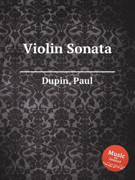 Обложка книги Violin Sonata, P. Dupin