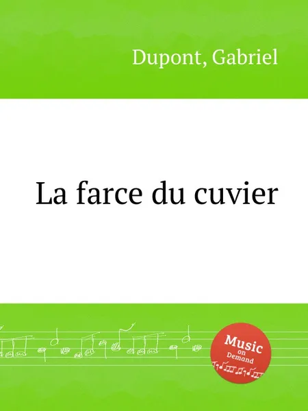 Обложка книги La farce du cuvier, G. Dupont