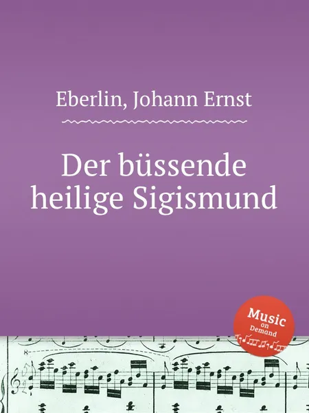 Обложка книги Der bussende heilige Sigismund, J.E. Eberlin