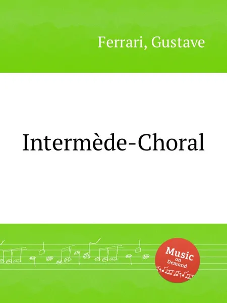 Обложка книги Intermede-Choral, G. Ferrari