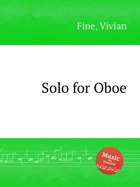 Обложка книги Solo for Oboe, V. Fine