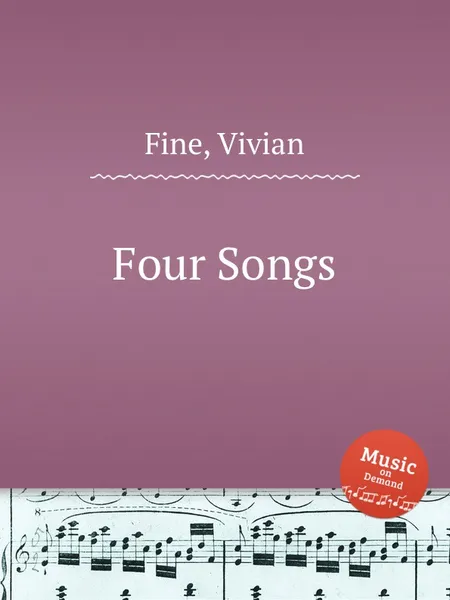 Обложка книги Four Songs, V. Fine