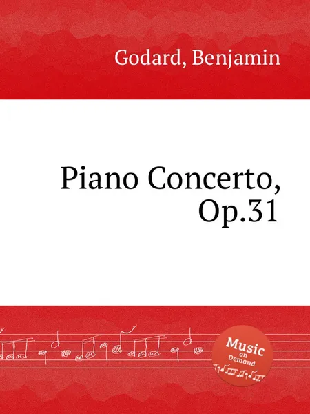 Обложка книги Piano Concerto, Op.31, B. Godard