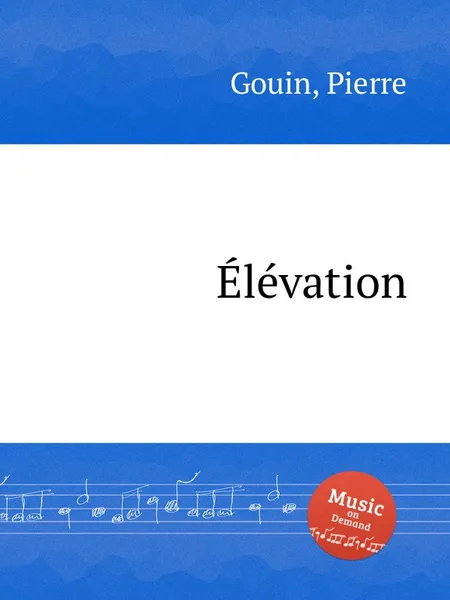 Обложка книги Elevation, P. Gouin