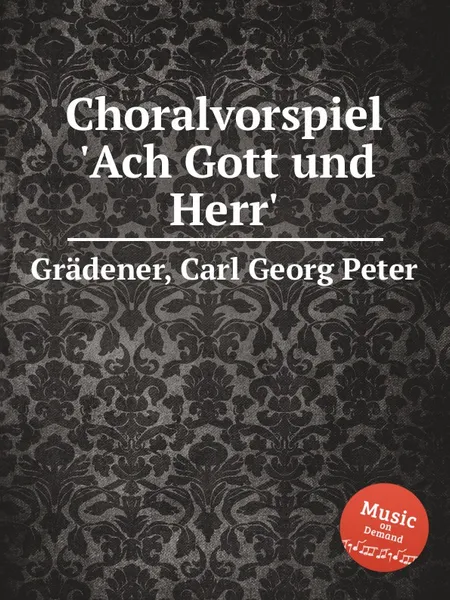 Обложка книги Choralvorspiel 