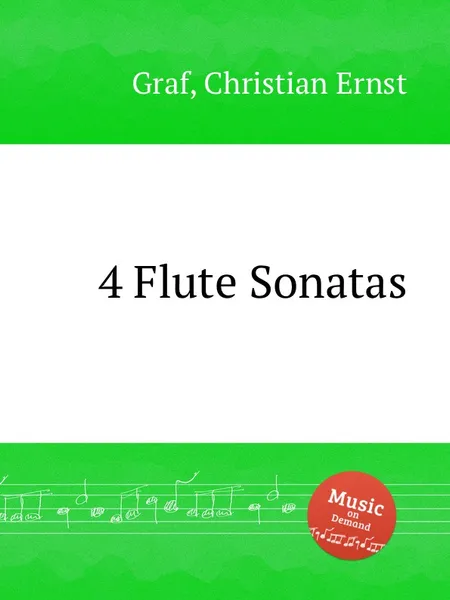 Обложка книги 4 Flute Sonatas, C.E. Graf