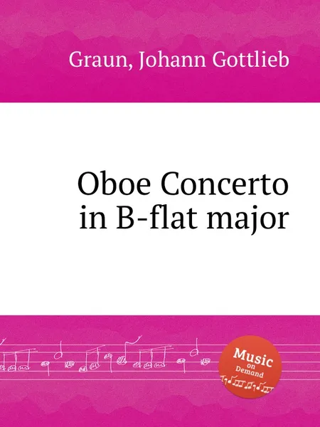 Обложка книги Oboe Concerto in B-flat major, J.G. Graun